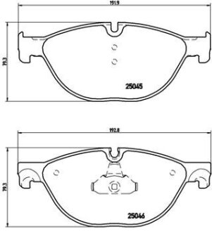 Гальмівні колодки дискові BREMBO P06076