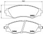 Тормозные колодки к-кт. BREMBO P10 006 (фото 1)