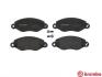 Тормозные колодки к-кт. BREMBO P24 053 (фото 2)