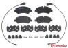 Тормозные колодки дисковые BREMBO P24 187 (фото 2)