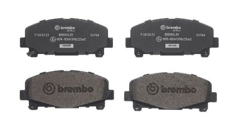 Тормозные колодки Xtra BREMBO P28043X