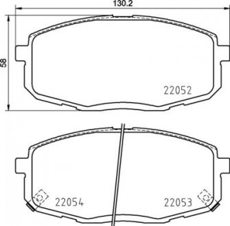 Тормозные колодки дискові BREMBO P30 099