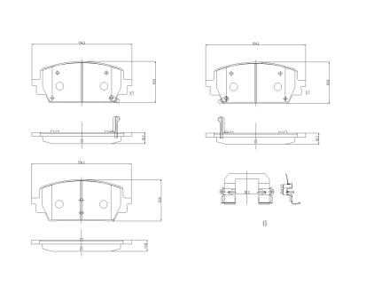 Комплект гальмівних колодок BREMBO P 30 151