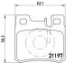 Тормозные колодки дисковые BREMBO P50009 (фото 1)