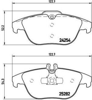 Тормозные колодки дисковые BREMBO P50104