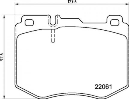 Тормозные колодки BREMBO P50145 (фото 1)