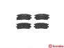 Гальмівні колодки диск.зад. Mitsubishi L400/Montero/Pajero/Shogun/Sigma/Space Gear 1.8-3.0 87-05 BREMBO P54018 (фото 2)
