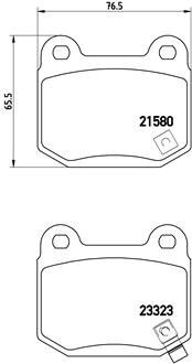 Тормозные колодки дисковые BREMBO P56048