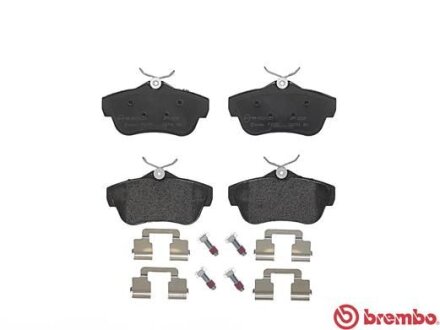 Тормозные колодки к-кт. BREMBO P61 095