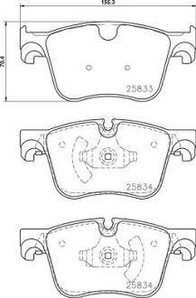 Тормозные колодки к-кт. BREMBO P 61 127