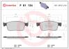 Тормозные колодки дисковые BREMBO P61 134 (фото 1)