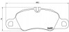 Тормозные колодки дисковые BREMBO P65 018 (фото 1)