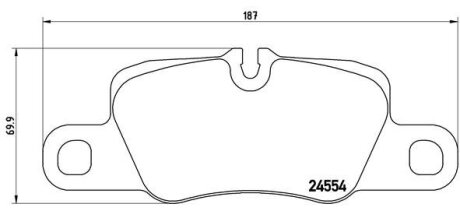 Гальмівні колодки дискові BREMBO P65020