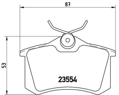 Колодки гальмівні дискові BREMBO P68024