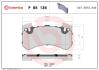 Тормозные колодки к-кт. BREMBO P85 136 (фото 1)