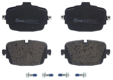 Колодки тормозные дисковые (комплект 4 шт.)) BREMBO P85180