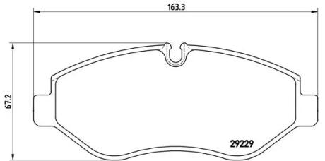 Тормозные колодки к-кт. BREMBO PA6 026