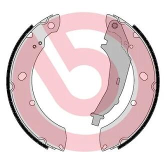 Тормозные колодки барабанные BREMBO S85 544