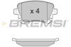 Гальмівні колодки зад Caddy III/Golf V/Audi A4 03- Bremsi BP3130 (фото 1)