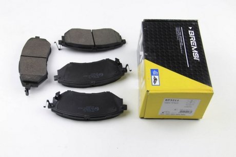 Гальмівні колодки перед. Subaru Legacy IV/Outback 03- (akebono) Bremsi BP3211