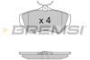 Фото 1 - тормозные колодки зад. Scudo/Expert 07- Bremsi BP3284 Тормозные колодки зад. Scudo/Expert 07- Bremsi BP3284 (фото 1)