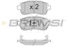 Гальмівні колодки перед. Ford Fiesta VI 08- (TRW) Bremsi BP3316 (фото 1)