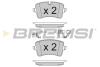 Фото 1 - тормозные колодки зад. Audi A6 10- (TRW) Bremsi BP3493 Тормозные колодки зад. Audi A6 10- (TRW) Bremsi BP3493 (фото 1)