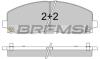 Тормозные колодки перед. Fiat Freemont 11-/Dodge Caravan 08- (183x63.2x19.5) Bremsi BP3543 (фото 1)