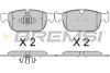 Гальмівні колодки пер. Volvo S60/S90/V60/V90/XC40/XC60/XC90 16- Bremsi BP3756 (фото 1)