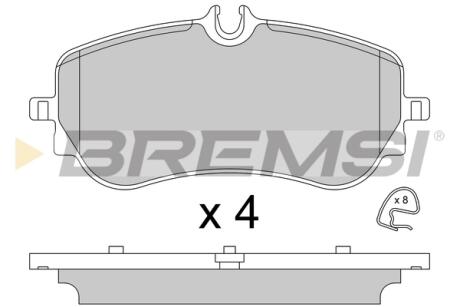 Фото тормозные колодки зад. VW Crafter 16-/Amarok 11-/Man TGE 16- Bremsi BP3836 Тормозные колодки зад. VW Crafter 16-/Amarok 11-/Man TGE 16- Bremsi BP3836