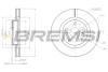 Тормозной диск перед. Camry V4/V5/RAV4 III/IV/Auris 06- (296x28) Bremsi CD7646V (фото 1)