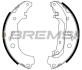 Тормозные колодки зад. Ford Focus II 04-12 (Lockheed) Bremsi GF0245 (фото 1)