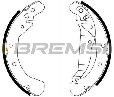 Фото тормозные колодки зад. Combo 01-05/Astra F/G 91-05 (бараб.) (230x42) Bremsi GF0358 Тормозные колодки зад. Combo 01-05/Astra F/G 91-05 (бараб.) (230x42) Bremsi GF0358