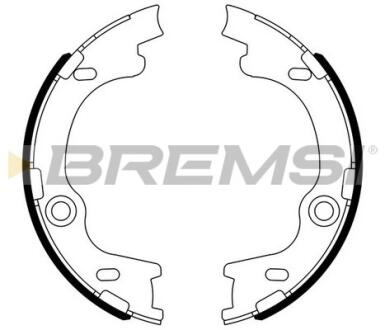 Колодки ручного гальма Hyundai i30, ix35, Tucson 07- /Kia CEE"D 06- Bremsi GF0804
