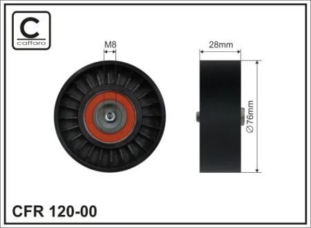 Ролик натяжителя CAFFARO 12000