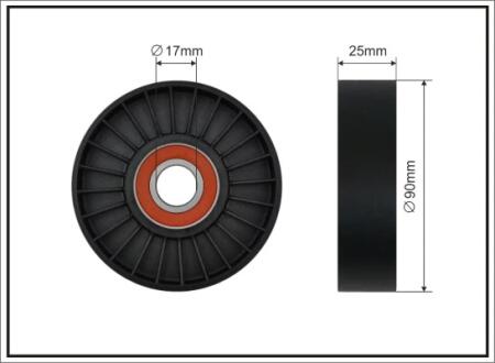 Направляющий ролик 12-00 CAFFARO 1200
