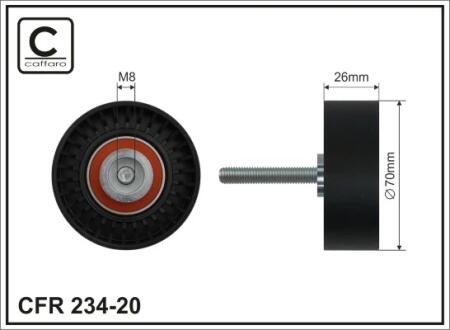 Напрямний ролик CAFFARO 23420