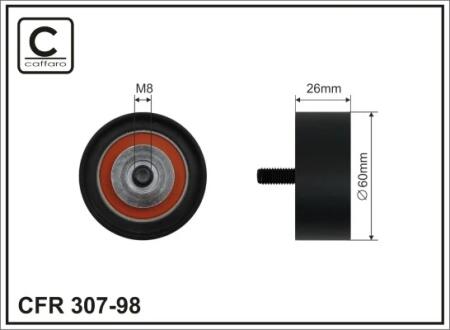Направляющий ролик CAFFARO 30798