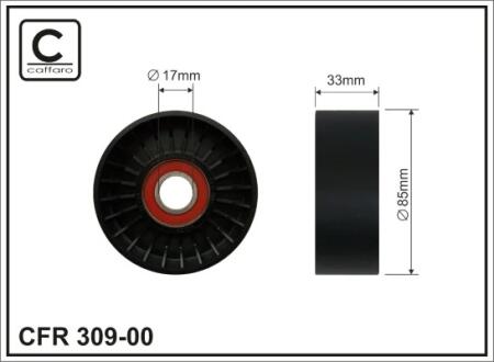 Ролик CAFFARO 30900