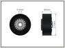 70x10x28 Ролик Peugeot 206/Partnet, Citroen XSara/Berlingo 1.4 CAFFARO 34068 (фото 1)