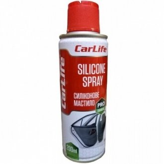 Силіконова змазка Silicone Spray, 200ml CarLife CF200 (фото 1)