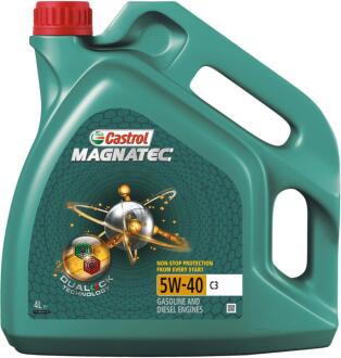 Олія моторна синтетична "Magnatec 5W40 С3", 4л (56804) CASTROL 15C9CA