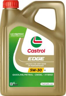 Олива моторна 5W-30 EDGE LL ACEA C3, VW 504 00/507 00, 4л, синт. CASTROL 15F7E5