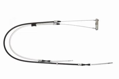 OPEL Трос тормоза Kadett E 86- (1270/715+1700/1100mm) Cavo 5902 231