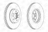 Тормозной диск передний BMW X3, X5 CHAMPION 562134CH1 (фото 2)