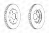 CHRYSLER Диск тормозной передн.&amp;quot;15&amp;quot; Voyager IV,Dodge Caravan 00- CHAMPION 563030CH (фото 2)