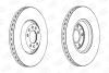 Диск тормозной передний (цена за 1шт.) Peugeot 407, SW 2,2i, 3,0i V6 (04-) (5630 CHAMPION 563031CH1 (фото 2)