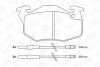 CITROEN Тормозные колодки передние ZX 91-,Peugeot,Renault Clio CHAMPION 571525CH (фото 2)