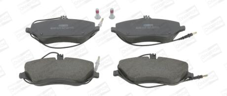 Накладки тормозные передние Citroen C5 08-/C6 05-/407 14- CHAMPION 573131CH