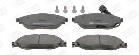 Гальмівні колодки передні VW Tiguan, Passat / Skoda Superb, Octavia, Kodiaq / Seat Leon CHAMPION 573418CH
